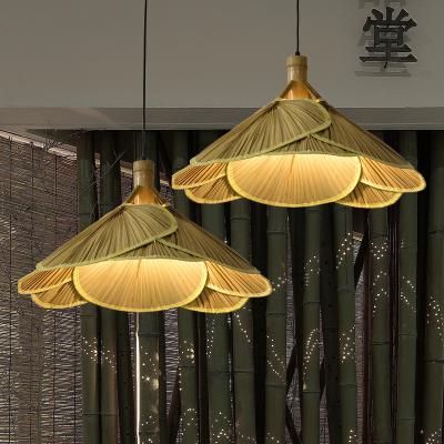 China Dreamhause GUEST ROOM Balcony Japanese Lantern Tatami Lamp Chinese Bamboo Decoration Farmhouse Art Chandeliers Pastoral Restaurant Hotel for sale