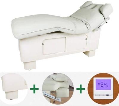 China 2021 hot new seller modern furniture commercial electric heater lifting luxury beauty bed and wooden stable treatment heater massage table for sale