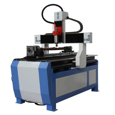 China Building Material Shop 4 Axis Portable CNC Router Machine 6090 Mach3/DSP Panel Control CNC Milling Machine For Woodworking Router CNC 6090 China of 3D PCB for sale