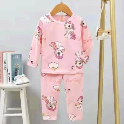 China Breathable Christmas Pajamas Kids Unicorn Sleepwear Homewear Christmas 100 Cotton Nightgowns Pajamas Children Pijamas for sale