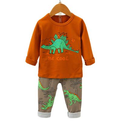 China Breathable Baby Boy Girls Dressing Set Kids Cotton Sleepwear Kid Pajamas Set Long Sleeve PAJAMAS Size 90-155 for sale