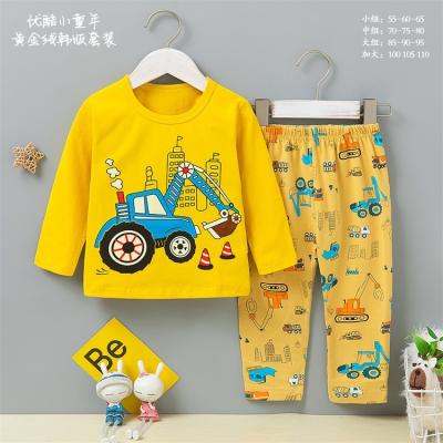 China Lovely Print Breathable Baby Boy and Girl Winter Cotton Children's Clothing Wholesale Pajamas Children Pajamas for sale