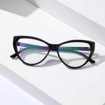 China High-end Exquisite Frame Cat Eye Super Light Item Products Glass Girls Students Anti Blue Light Optical Glasses High Quality PC Material for sale