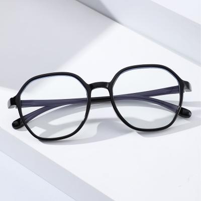 China High-end exquisite irregular frame item products men's unisex high-grade PC material clear anti blue light river glass glass for sale