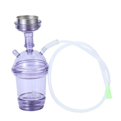 China With Fancy Wholesale Fancy Light LED Travel Shisha Cups Set Custom Car Acrylic Nargile Portable Led Shisha Hookah Cup E Hookah Car Cup for sale