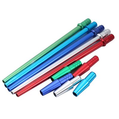 China Wholesale Cheap Metal Sheesha Mouthpiece Shisha Hookah Pipe Durable Fancy Aluminum Handle Grip With Tip for sale