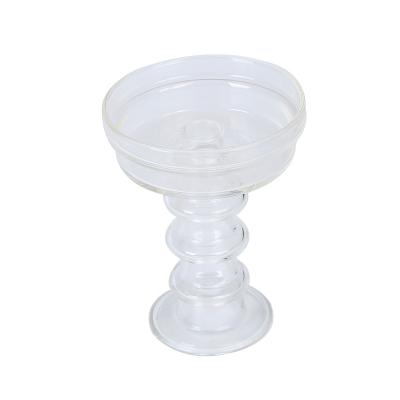 China New Design Crystal Hookah Shisha Bowl Hookah Accessories Wholesale High Quality Unique Sheesha Bowl Hookah Glass Head for sale