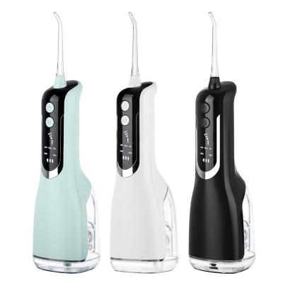 China Hotel Water Flosser Electric Cordless Teeth Cleaner Oral Irrigator 2200 Mah Battery Long Life Span for sale