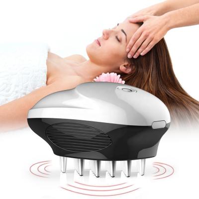 China Electric Head Massager Comb Head Pain Relief Therapy Pain Relief Scalp Massager Healthy Scalp for sale