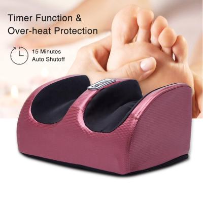 China Dropshipping Electric Foot Massager 3D Ball Shiatsu Foot Calf Massager With Foot Heating Pain Relief for sale