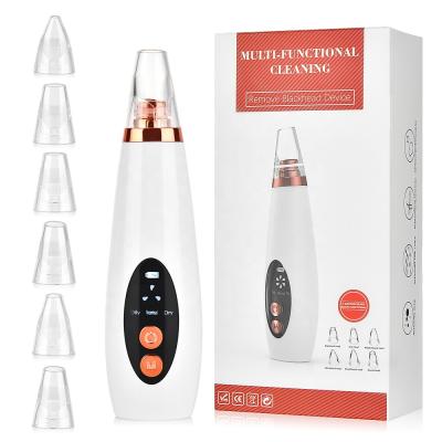 China Acne Treatment 6 Suction Head Blackhead Remover Vacuum Dropshipping for sale