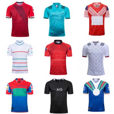 China Antibacterial Custom Sublimation Australia Rugby Jersey NRL Rugby Uniform for sale