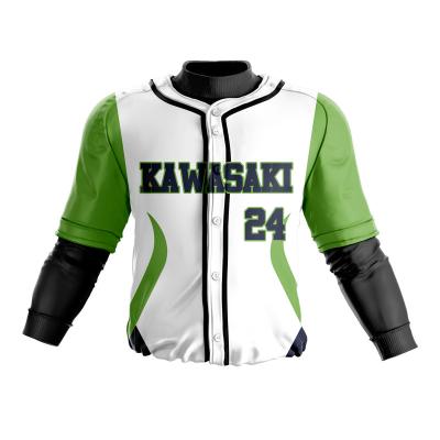 China Antibacterial Sublimation Custom Wear Baseball Uniform Tops And Shorts Quality Team Wear Baseball Uniform Sets for sale