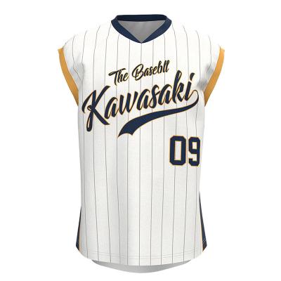 China 2020 Custom 100% Polyester Baseball Tank Tops Antibacterial Good Quality Sublimation Baseball Tank Tops for sale