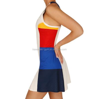 China EDGES Women's Tennis Dress Breathable Quick Dry Running Cycling Fitness Skort For Girls Sports Skirts for sale