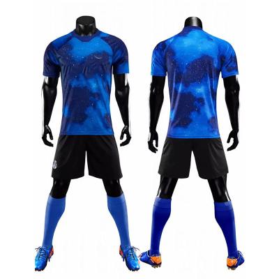 China 2021 High Quality Football Soccer Jersey Sets Custom Made Wholesale Mens Sublimation Printing Tank Top Soccer Jersey Sets Sportswear for sale