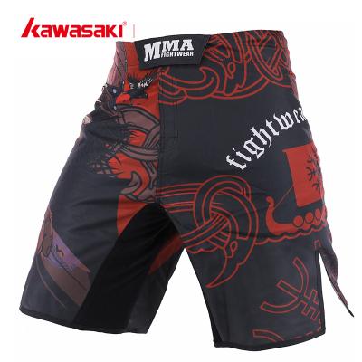 China Comfortable Custom White Polyester Sublimated Free Design Muttahida Majlis-e-Amal Combat Shorts for sale