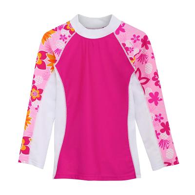 China Wholesale Long Sleeve Design Your Own Sublimation Kids Baby Long Sleeve Rash Guard for sale