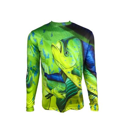 China Antibacterial Design Your Own Custom Sublimated Tournament Fishing Shirt Wholesale for sale