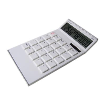 China New Large Screen Fashion General Purpose Computer Accounting 10 Digit Double Calculator Solar Power Calculator for sale