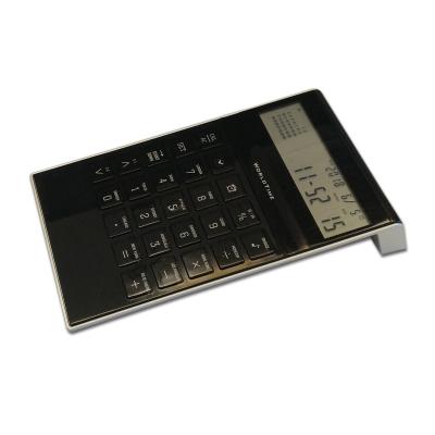 China Alarm Clock Factory Customized Basic 8 Digit Calculation Display Alarm Clock Perpetual Calendar Calculator for sale