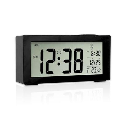 China Calendars Factory Price Voice Time Music Selection Temperature Display Digital Alarm Clock for sale