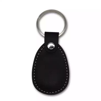 China 125khz TK4100 Keyfob Rfid Tag Waterproof / Waterproof Custom Key Chain Access Control PU Leather for sale