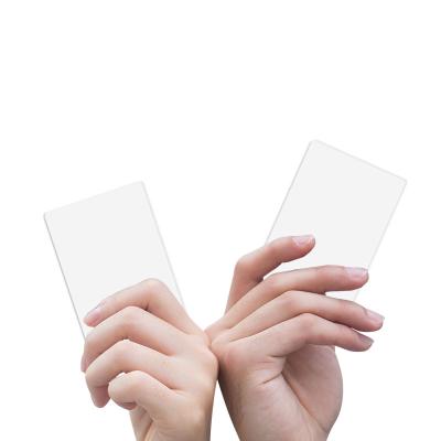 China Plastic PVC NFC EV1 Blank RFID Card 13.56mhz 1K IC Card Blank Printable High Quality Waterproof/Waterproof Blank Card China Factory for sale