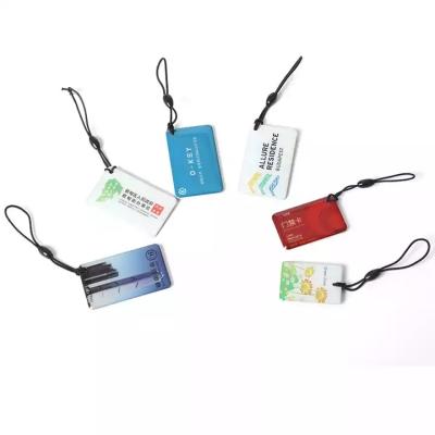 China 2k Byte Business Smart Card RFID NFC Keyfob Waterproof / Waterproof Custom Printed Epoxy Tag for sale