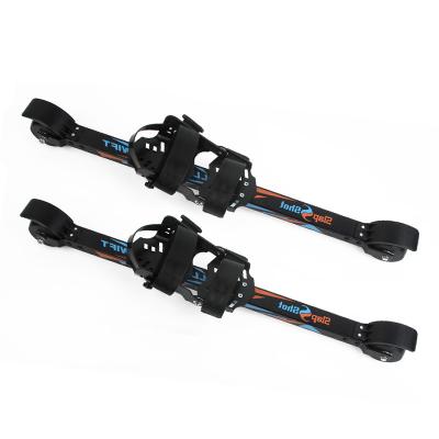 China Newest Design 700MM Aluminum Alloy Freestyle Adults RollerSki Aluminum Alloy Wheel Roller Outdoor Fine Ski for sale