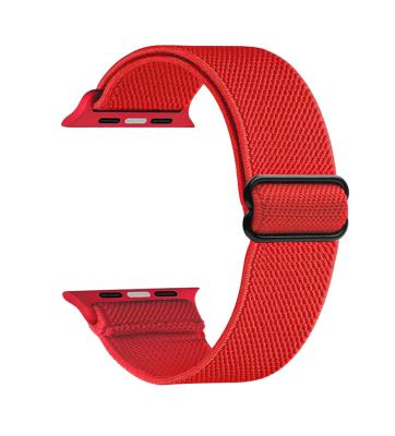 China Fashion \ Direct Selling Sport Luxury Popular Manufacturer Dress Elastic Nylon Watchband For Apple Watch 1/2/3/4/5/6/7/Se Bands for sale