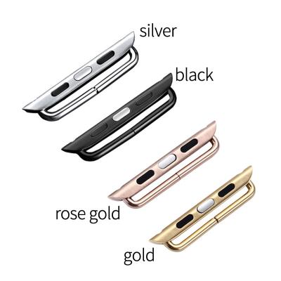 China Luxury Stainless Steel 316L Stainless Steel Watch Band Connector Watch Adapter Connector For Apple I Watch 22 Series 7 Se 6 5 4 for sale