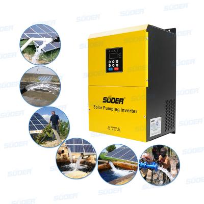 China Optional Suoer 2200 Watt 5000 Watt Inverter 5.5 Watt 7.5KW 380v 5500w Three Phase Solar Water Pump Inverter 5000 Watt Inverter for sale