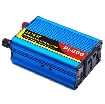 China Aluminum Profile 600W 12v 24v 48v to 220v 230v dc to ac power inverter for sale