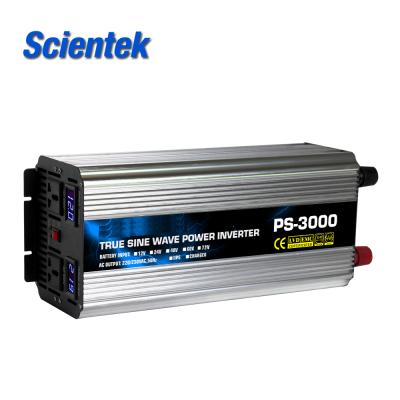 China Pure Sine Wave Inverter 3000W DC 12V24V48V To AC110V220V230V For Home Appliance 415x180x110mm for sale