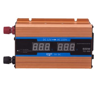 China Good Prices 12v 24v 48v Pure Sine Wave To 110v 120v 220v DC Converte 600w AC Inverter Power 160*112*55mm for sale