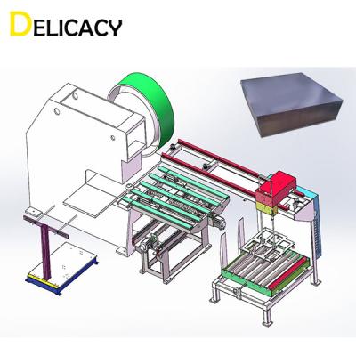 China Alimentación de la chapa y máquina integrada de perforación para la cadena de producción del casquillo del hierro en venta