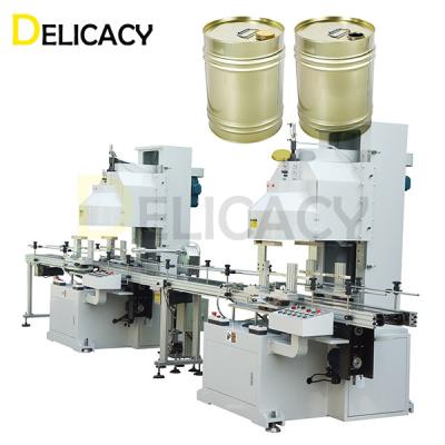 China 1L Square Tin Can Automatic Bottom Seaming Machine Precision In Production zu verkaufen