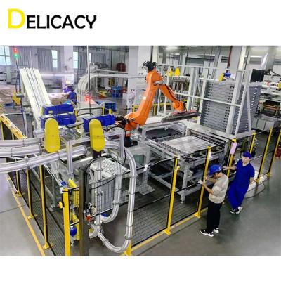 China Fully Automated Robotic Packaging Machine For Easy Peel Lids for sale