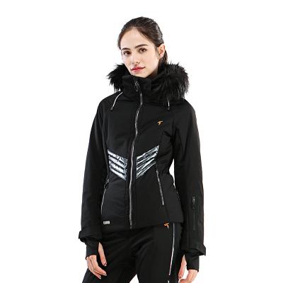 China Custom Breathable Women Winter Snowboarding Jacket Windproof Snow Wear Waterproof Winter Outdoor Clothing for sale