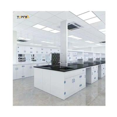 China Aanpassing van het kabinet Polypropyleen Lab Bank met wasbak Anti Chemicals H850mm Te koop