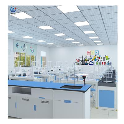 China Blue Lab Werkstation Meubelen Laboratorium Werktafel Alkali resistent Te koop