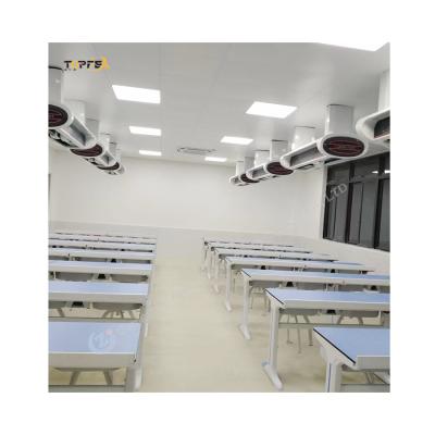 China Sturdy White Metal Biology Lab Table In Elegant Modern Design for sale