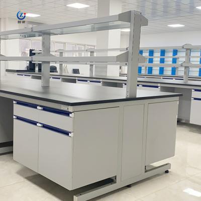 China Customized Steel Lab Bench with Adjustable Handles zu verkaufen