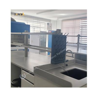 China Customized All Steel Lab Bench With Load Capacity Drawers And Shelves for sale