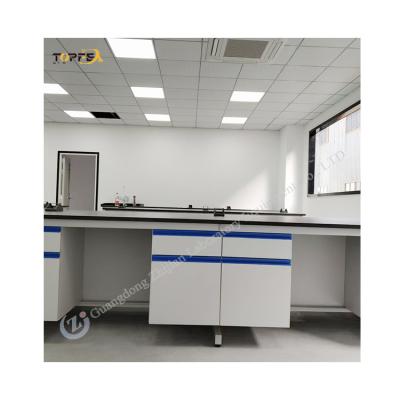 China Customizable Lab Wall Bench Length*W750*H850mm Or Customizable Black Or Customized Easy Installation for sale