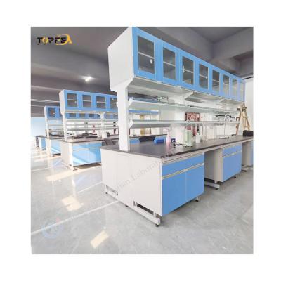 China Banco de la isla de laboratorio personalizado con capacidad de carga de 200-250 kg y longitud * 1500 * 850mm en venta