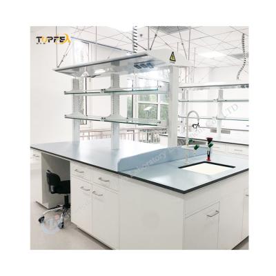 China Customized PP Shelves Lab Tables Work Benches For Scientific Research for sale