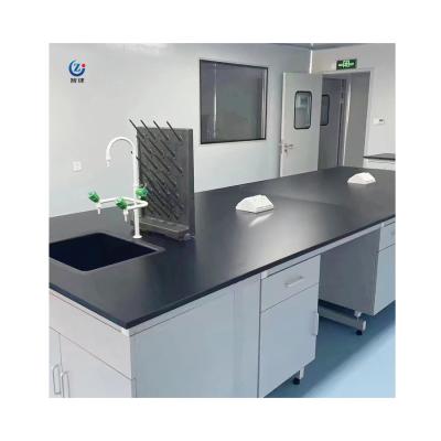 China Tableros de trabajo de laboratorio de cajones y armarios para una configuración óptima de laboratorio en venta