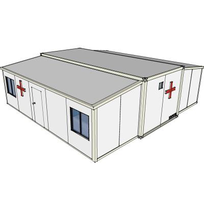 China Modern Temporary Emergency Container Hospital Prefab Modular Movable Container House for sale